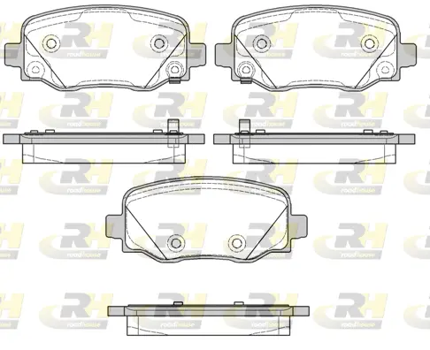 Brake Pad Set, disc brake (21578.02)