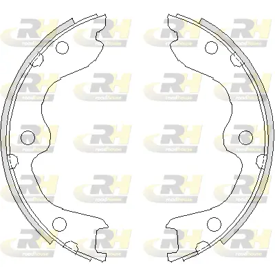 Brake Shoe, parking brake (4738.00)