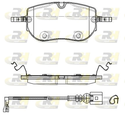 Brake Pad Set, disc brake (21964.01)