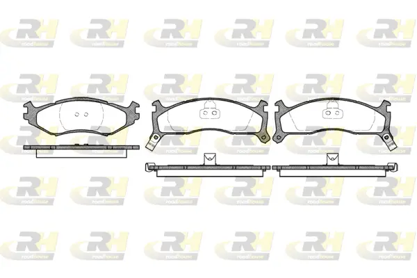 Brake Pad Set, disc brake (2484.02)
