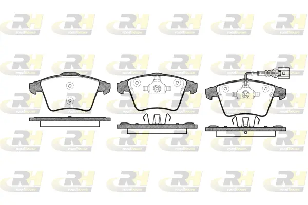 Brake Pad Set, disc brake (21045.01)