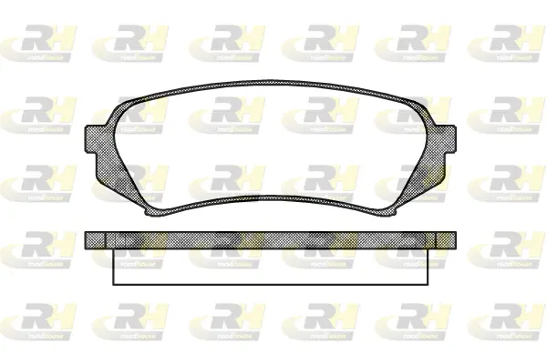 Brake Pad Set, disc brake (2706.00)
