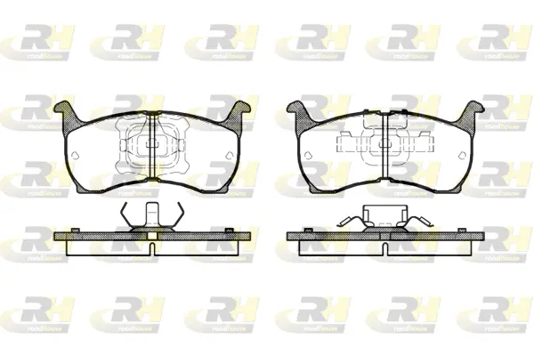 Brake Pad Set, disc brake (2164.00)