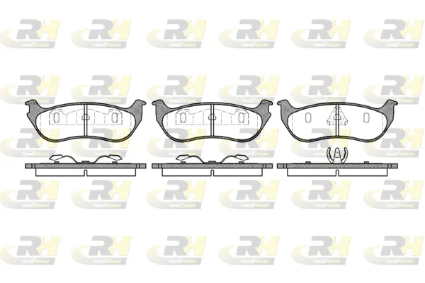 Brake Pad Set, disc brake (2628.75)