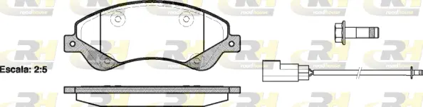 Brake Pad Set, disc brake (21251.02)