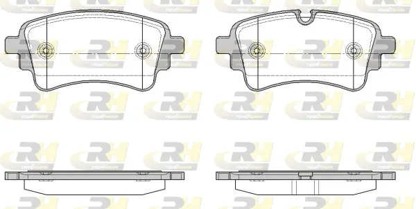 Brake Pad Set, disc brake (21669.10)
