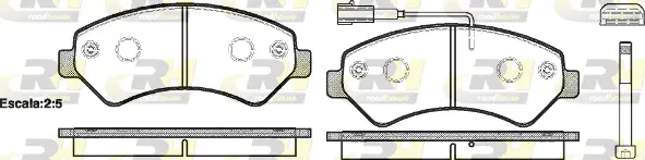 Brake Pad Set, disc brake (21275.01)
