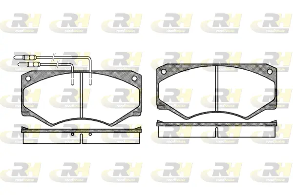Brake Pad Set, disc brake (2047.04)