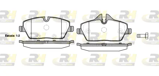 Brake Pad Set, disc brake (21131.10)