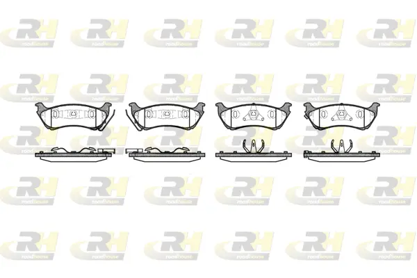 Brake Pad Set, disc brake (2698.01)