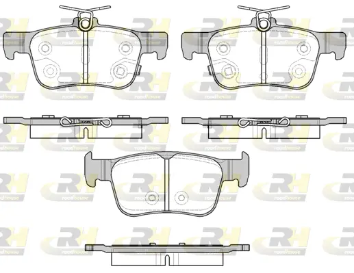 Brake Pad Set, disc brake (21551.32)