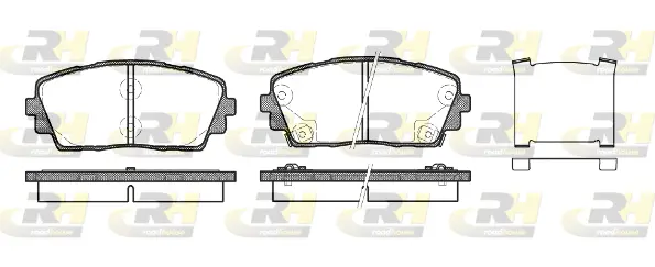 Brake Pad Set, disc brake (21481.02)