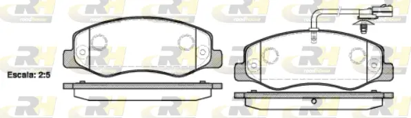 Brake Pad Set, disc brake (21442.01)