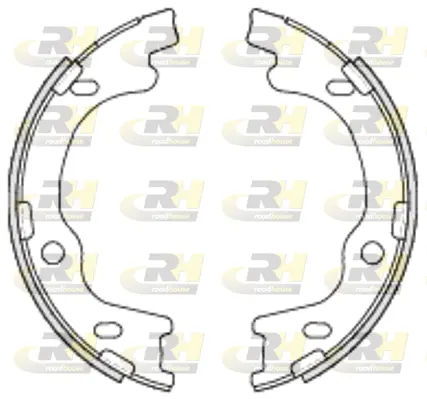 Brake Shoe, parking brake (4699.00)
