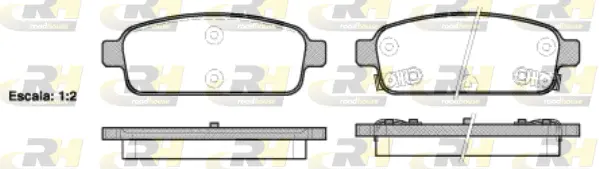 Brake Pad Set, disc brake (21432.02)