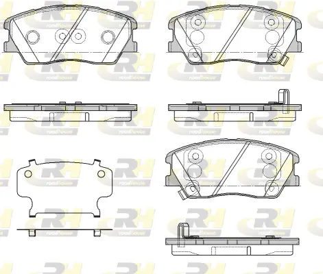Brake Pad Set, disc brake (21884.02)