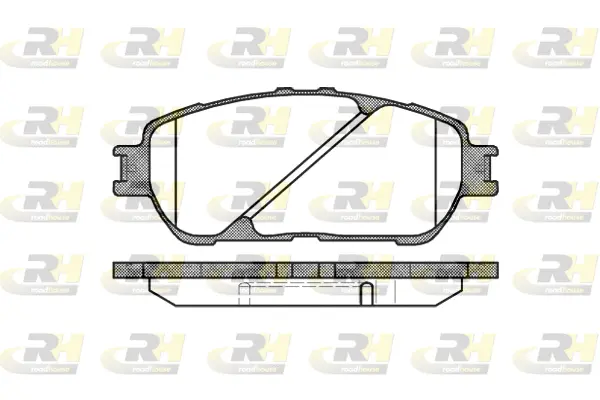 Brake Pad Set, disc brake (2898.00)