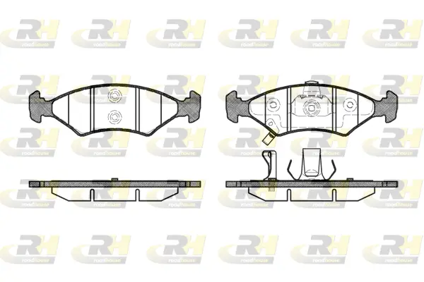 Brake Pad Set, disc brake (2502.22)