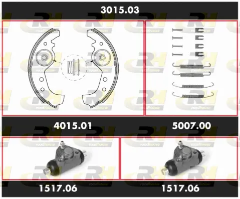 Brake Kit, drum brake (3015.03)
