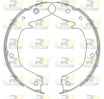 Brake Shoe, parking brake (4541.00)