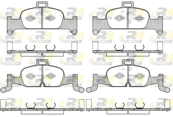 Brake Pad Set, disc brake (21691.00)