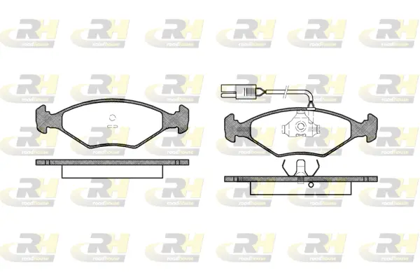 Brake Pad Set, disc brake (2281.02)