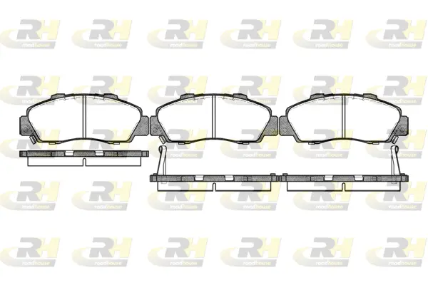 Brake Pad Set, disc brake (2351.02)