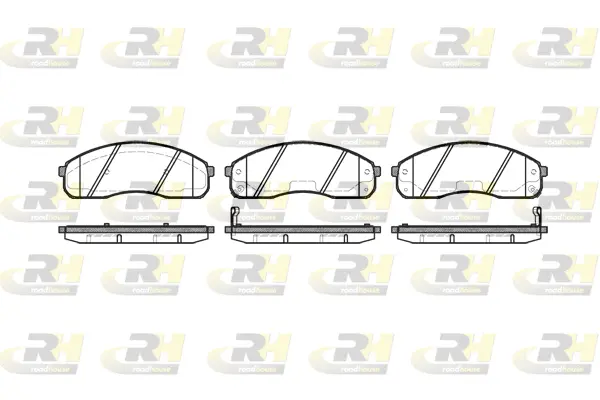 Brake Pad Set, disc brake (2821.02)