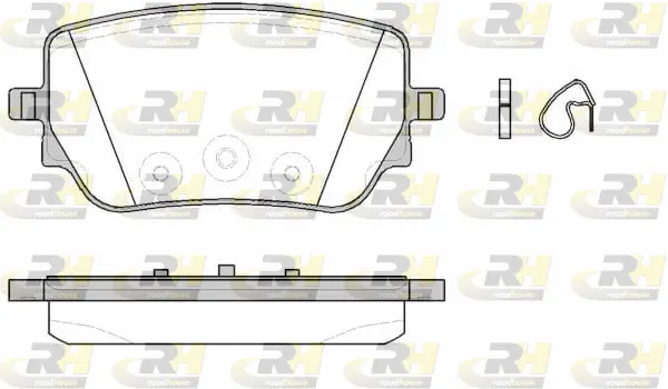 Brake Pad Set, disc brake (21829.00)