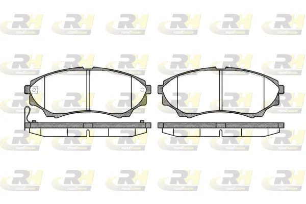 Brake Pad Set, disc brake (21151.00)