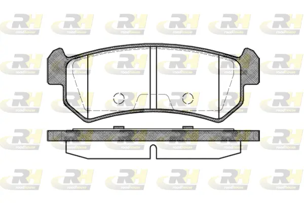 Brake Pad Set, disc brake (21048.00)