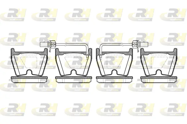Brake Pad Set, disc brake (2896.02)