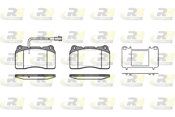 Brake Pad Set, disc brake (2666.51)