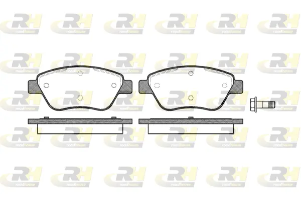 Brake Pad Set, disc brake (2858.10)