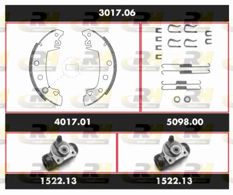 Brake Kit, drum brake (3017.06)