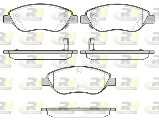 Brake Pad Set, disc brake (2860.12)