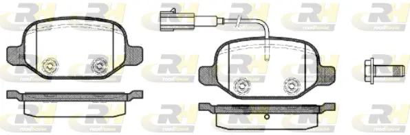 Brake Pad Set, disc brake (2727.02)