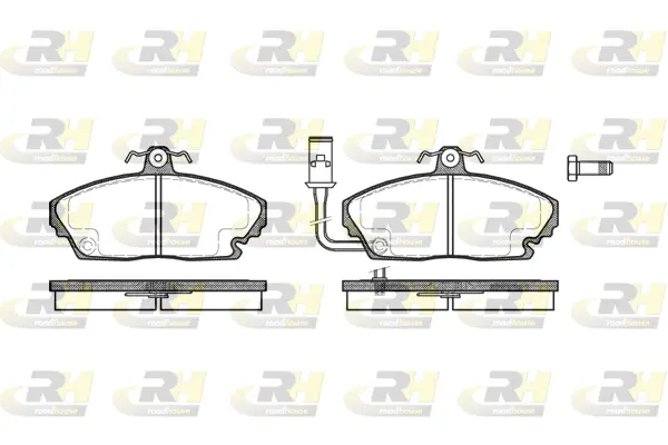 Brake Pad Set, disc brake (2250.01)