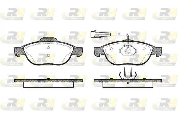Brake Pad Set, disc brake (2660.02)