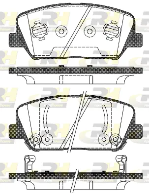 Brake Pad Set, disc brake (21398.02)