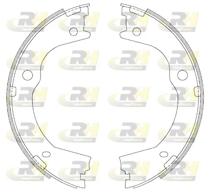 Brake Shoe, parking brake (4609.00)