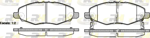 Brake Pad Set, disc brake (21235.02)