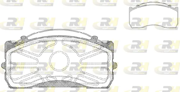 Brake Pad Set, disc brake (JSX 2815.00)