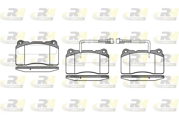 Brake Pad Set, disc brake (2666.02)
