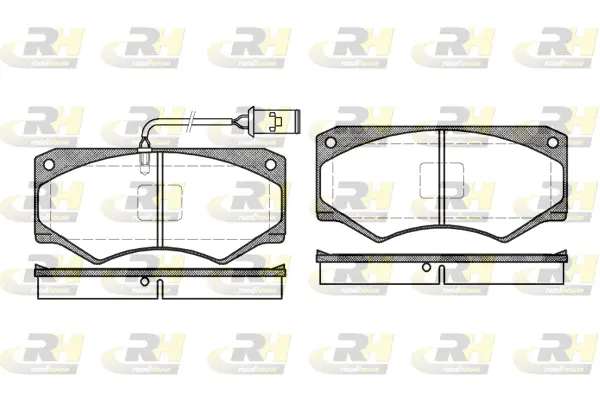 Brake Pad Set, disc brake (2047.52)