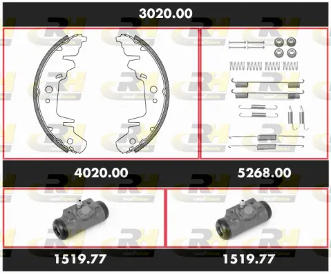 Brake Kit, drum brake (3020.00)