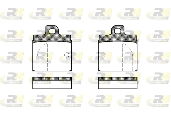 Brake Pad Set, disc brake (2004.00)