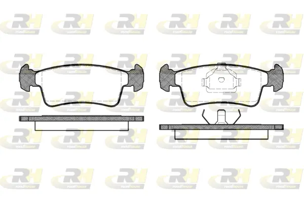 Brake Pad Set, disc brake (2240.00)