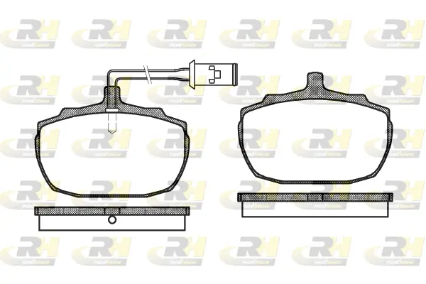 Brake Pad Set, disc brake (2057.02)