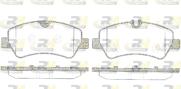 Brake Pad Set, disc brake (21521.00)